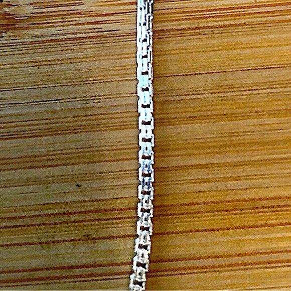$29 Nicky Butler Estate Box Chain 18" Sterling Silver Marked NB 925 India - Picture 5 of 5